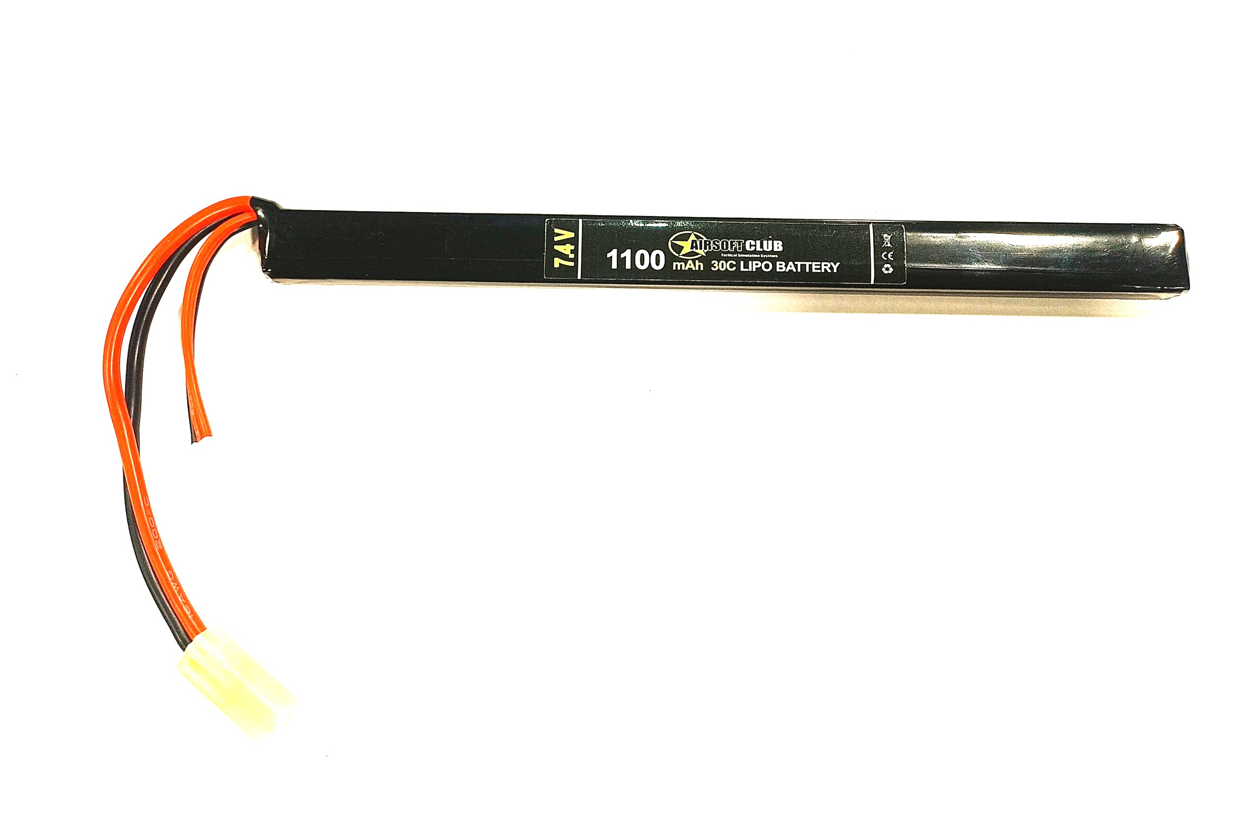 2SAK 1100mah 7.4v Lipo Battery Stick for AK - Image 1