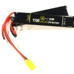 1100mah 7.4v Lipo Battery - 2 legs