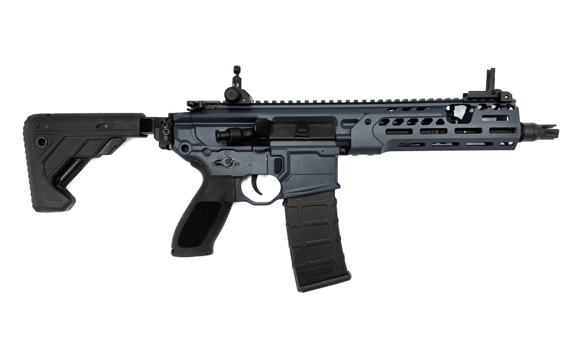 SIG MCX 8'' - Quick Change Spring System +ETU, FULL METAL, GREY - Image 4