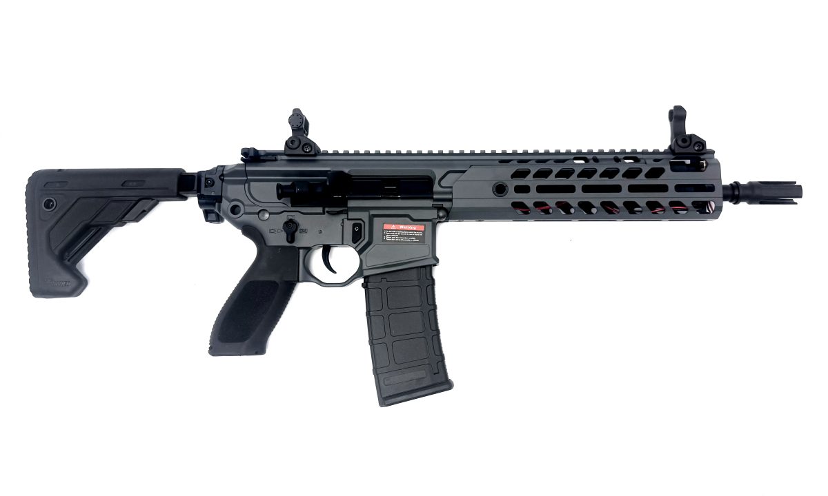 SIG MCX 10'' - Quick Change Spring System +ETU, FULL METAL, Grey - Image 4